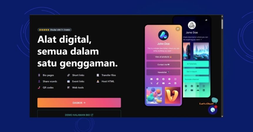 Tutorial Buat Web Biopage dan LinkShort di Bioaiku